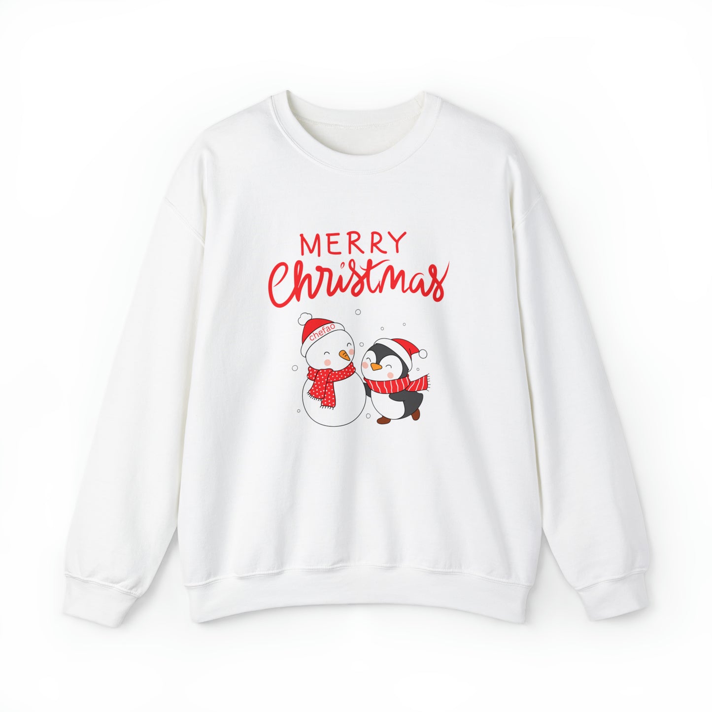 Merry Christmas I, Unisex Heavy Blend Crewneck Sweatshirt