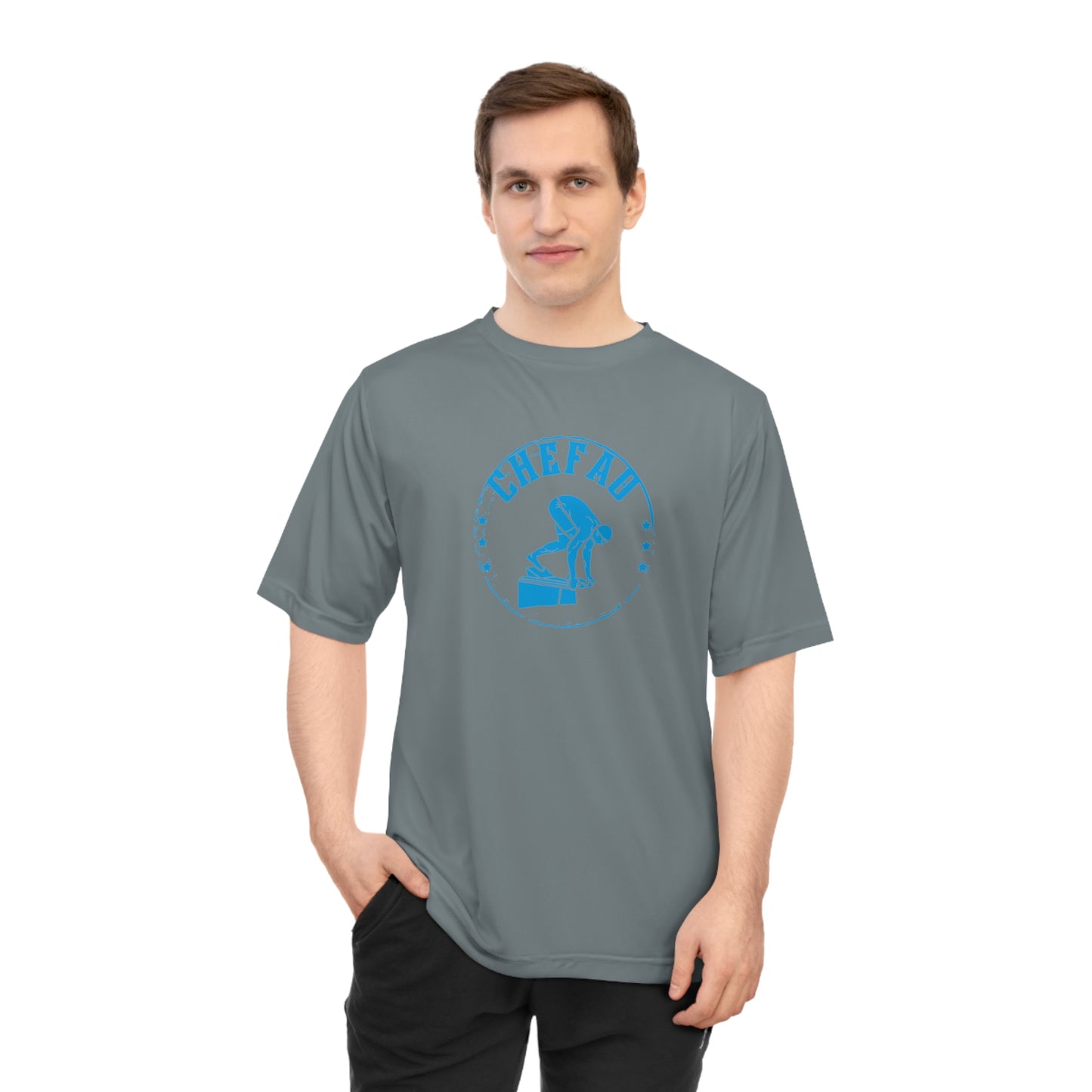 Chefao Swimmer I, Unisex Zone Performance T-shirt