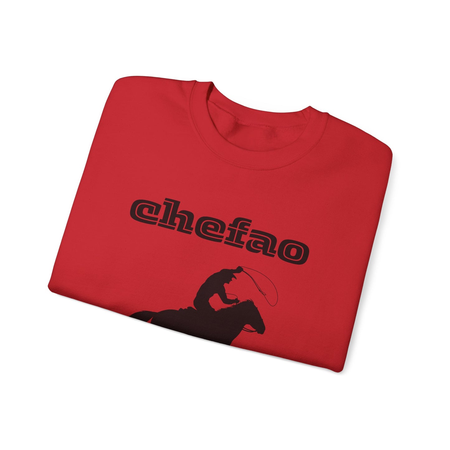 Chefao Cowboy III, Unisex Heavy Blend Crewneck Sweatshirt