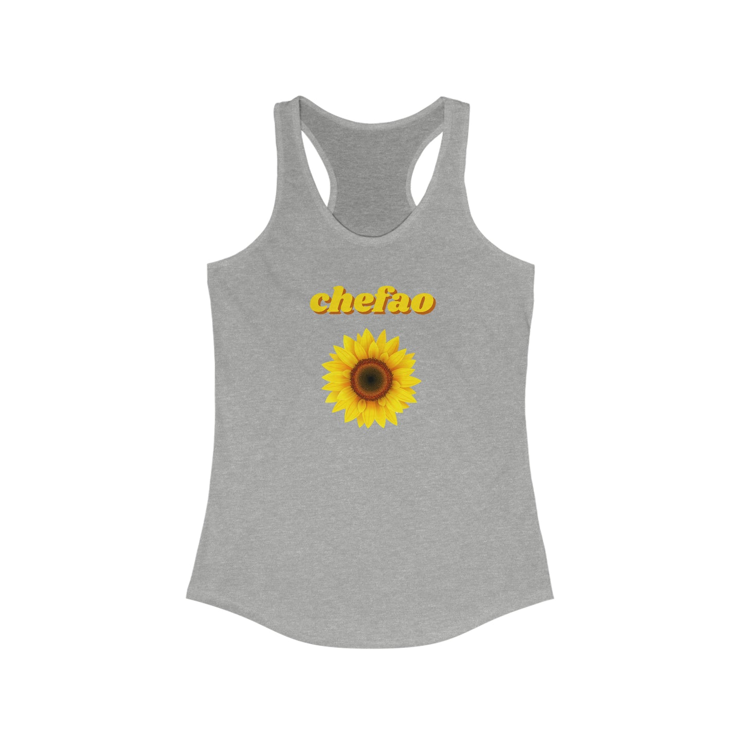 Chefao Sunflower I, Women's Racerback Tank