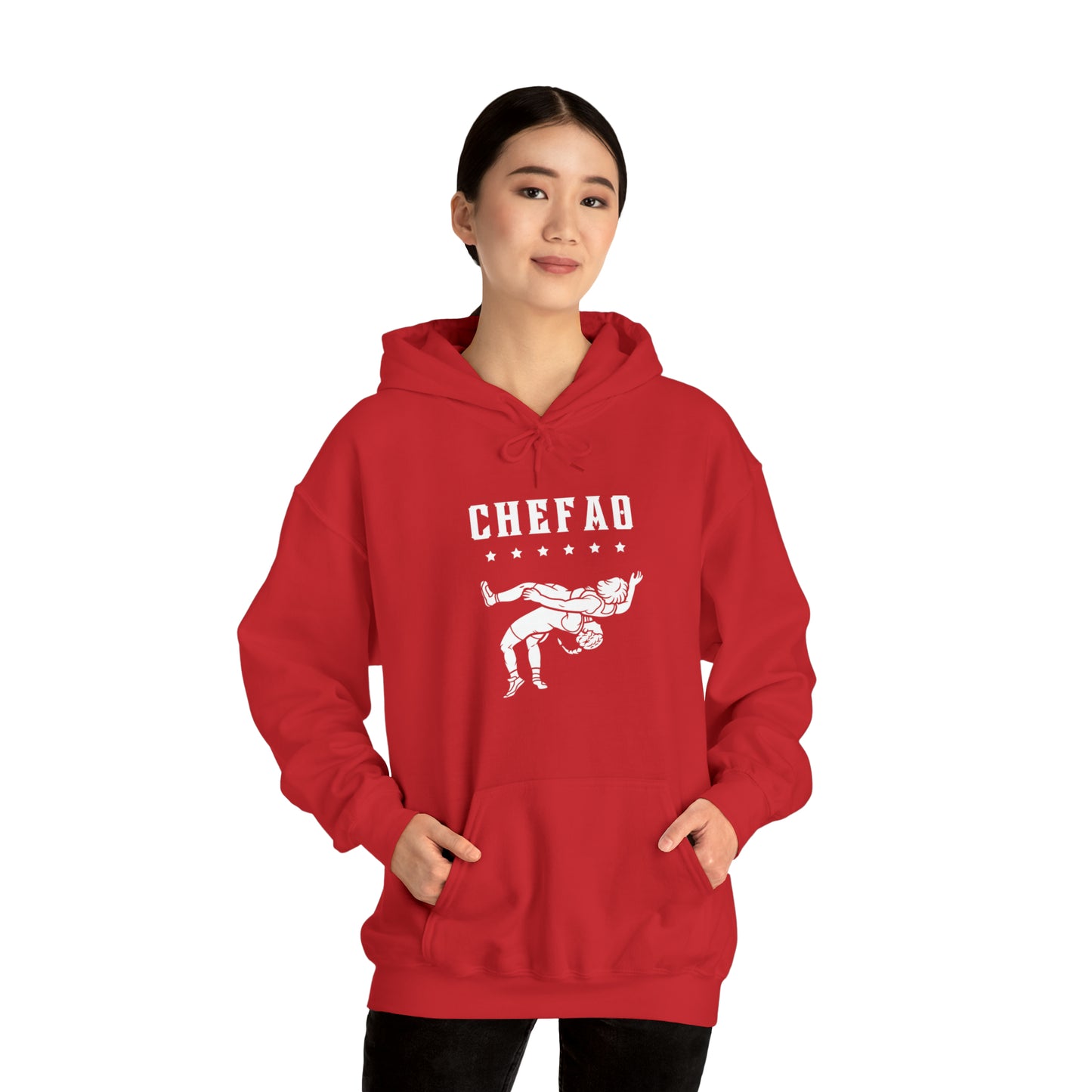 Chefao Wrestling VIII, Unisex Heavy Blend Hooded Sweatshirt