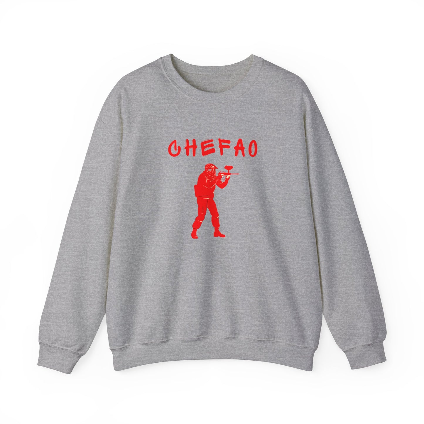 Chefao Paintball I, Unisex Heavy Blend Crewneck Sweatshirt