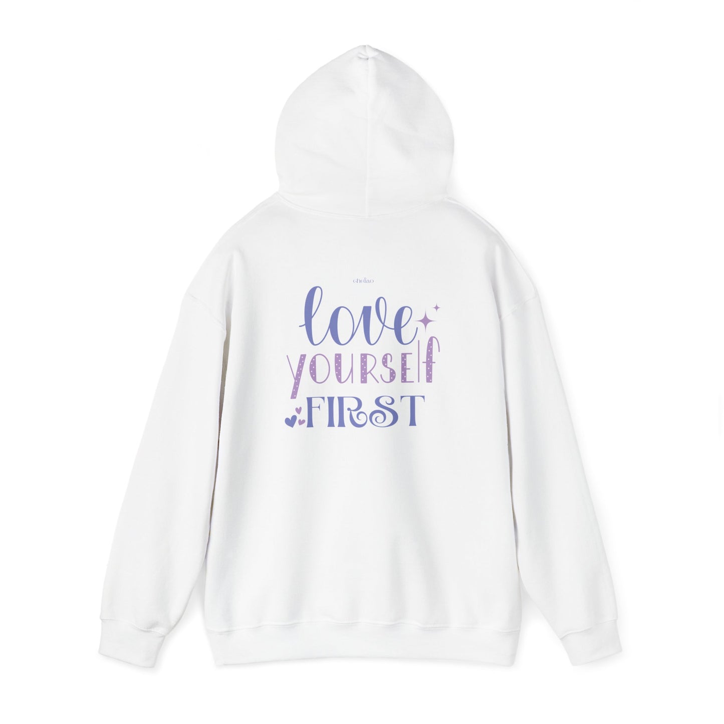 Love Yourself First I, Unisex Heavy Blend Hooded Sweatshirt