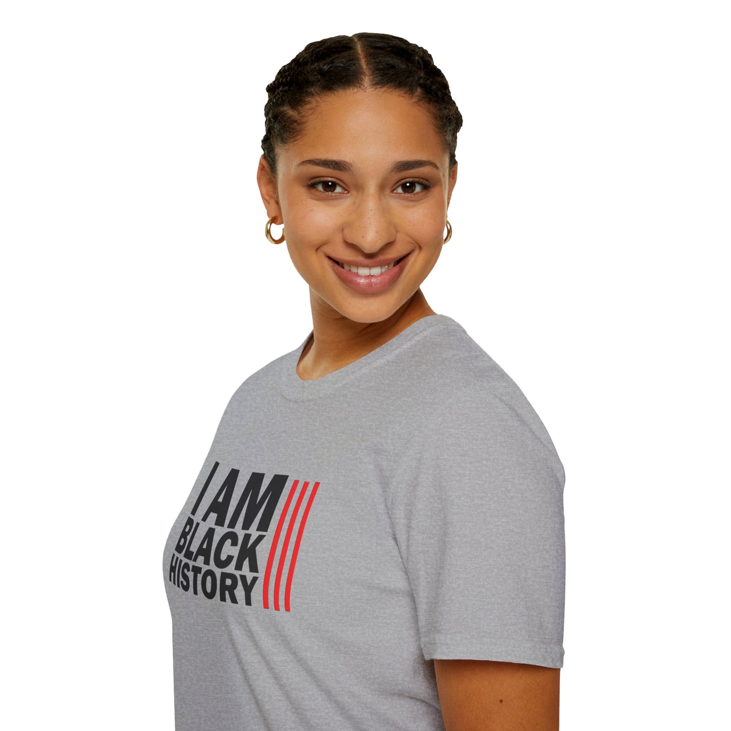 Chefao I Am Black History I, Unisex Softstyle T-Shirt