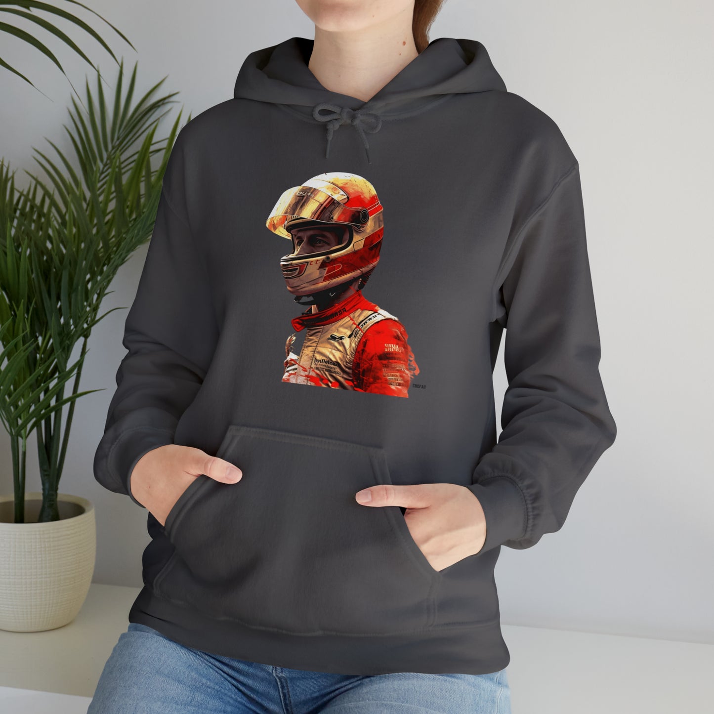 Racecar Driver, Unisex Heavy Blend Hooded Sweatshirt