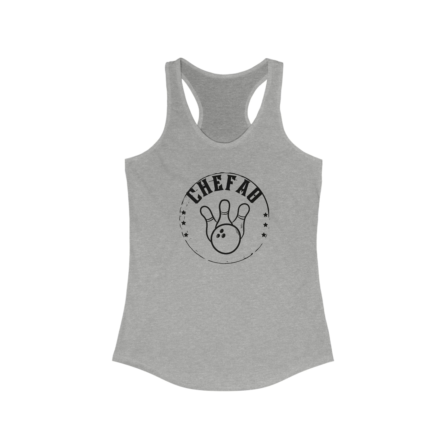 Chefao Bowling I, Women's Racerback Tank