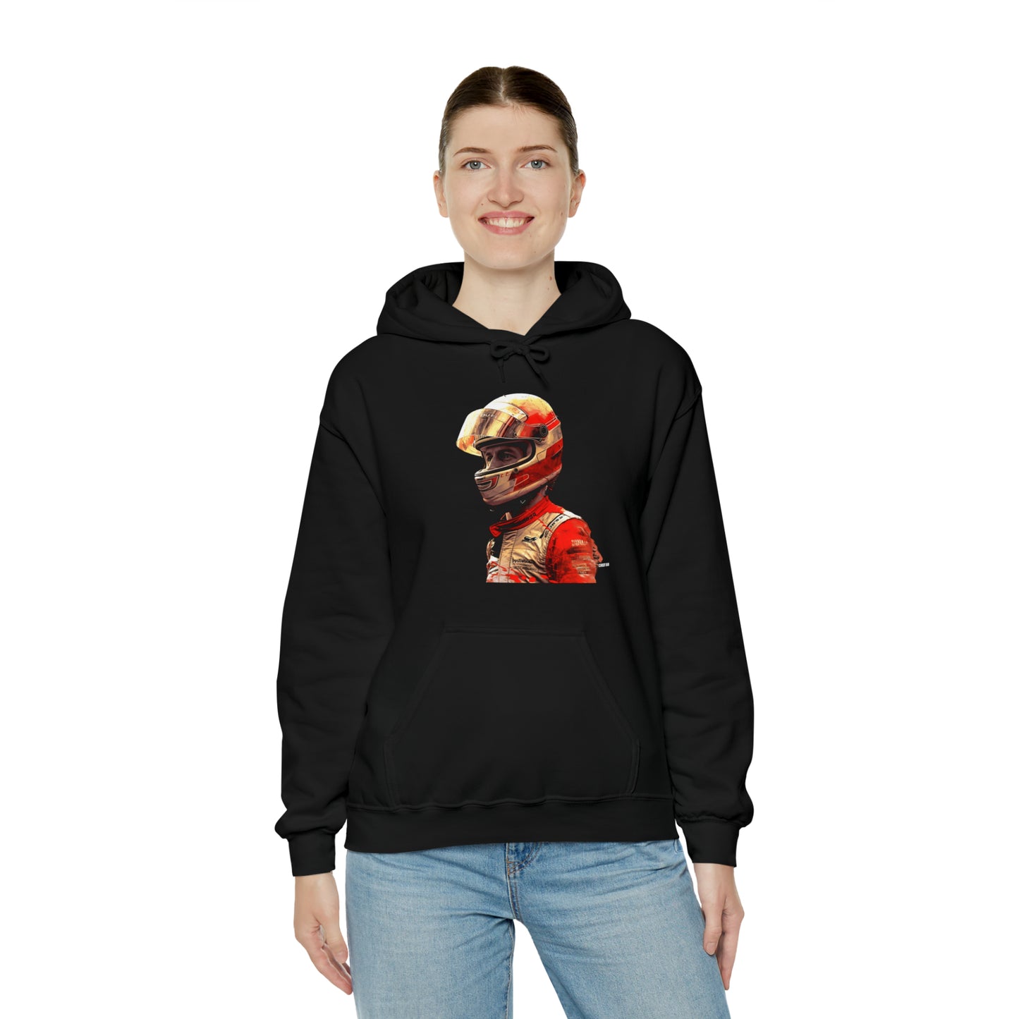 Racecar Driver, Unisex Heavy Blend Hooded Sweatshirt
