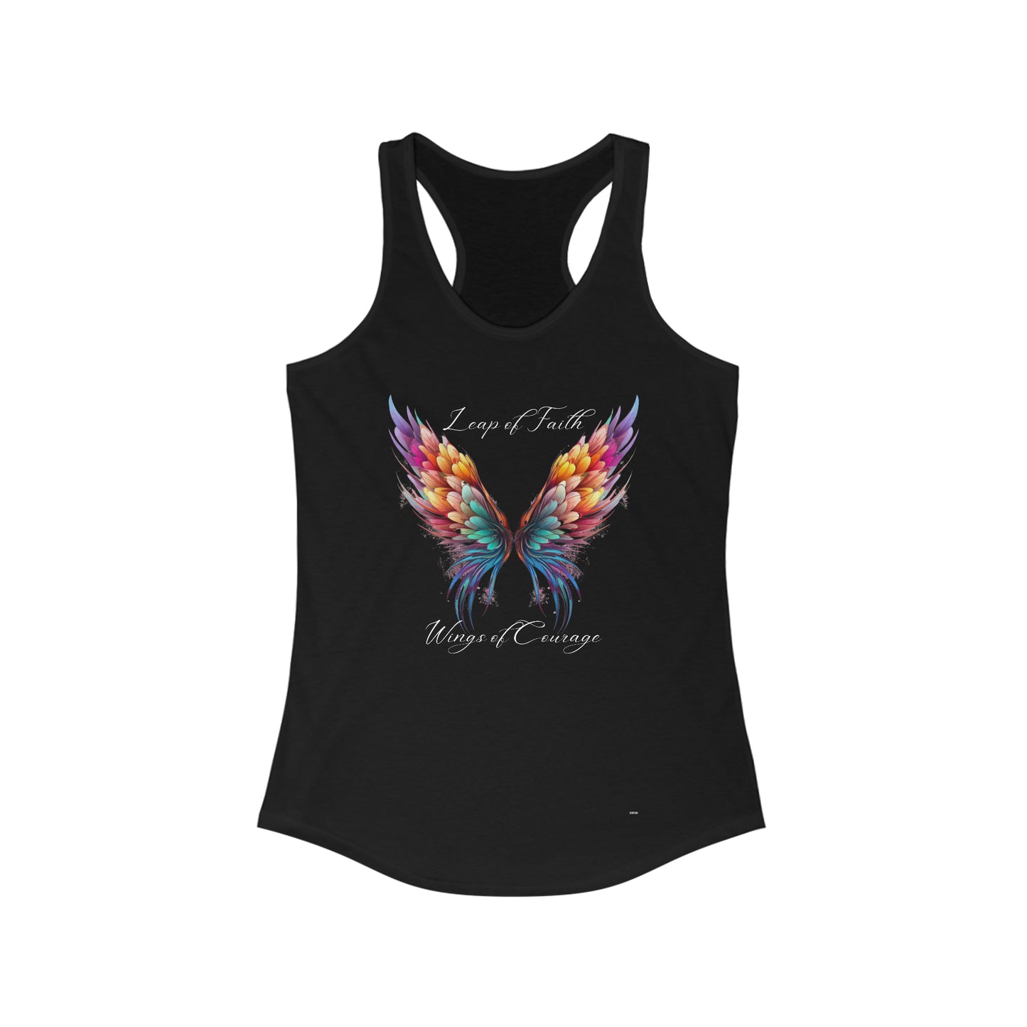 Leap of Faith, Wings of Courage, Women's Racerback Tank