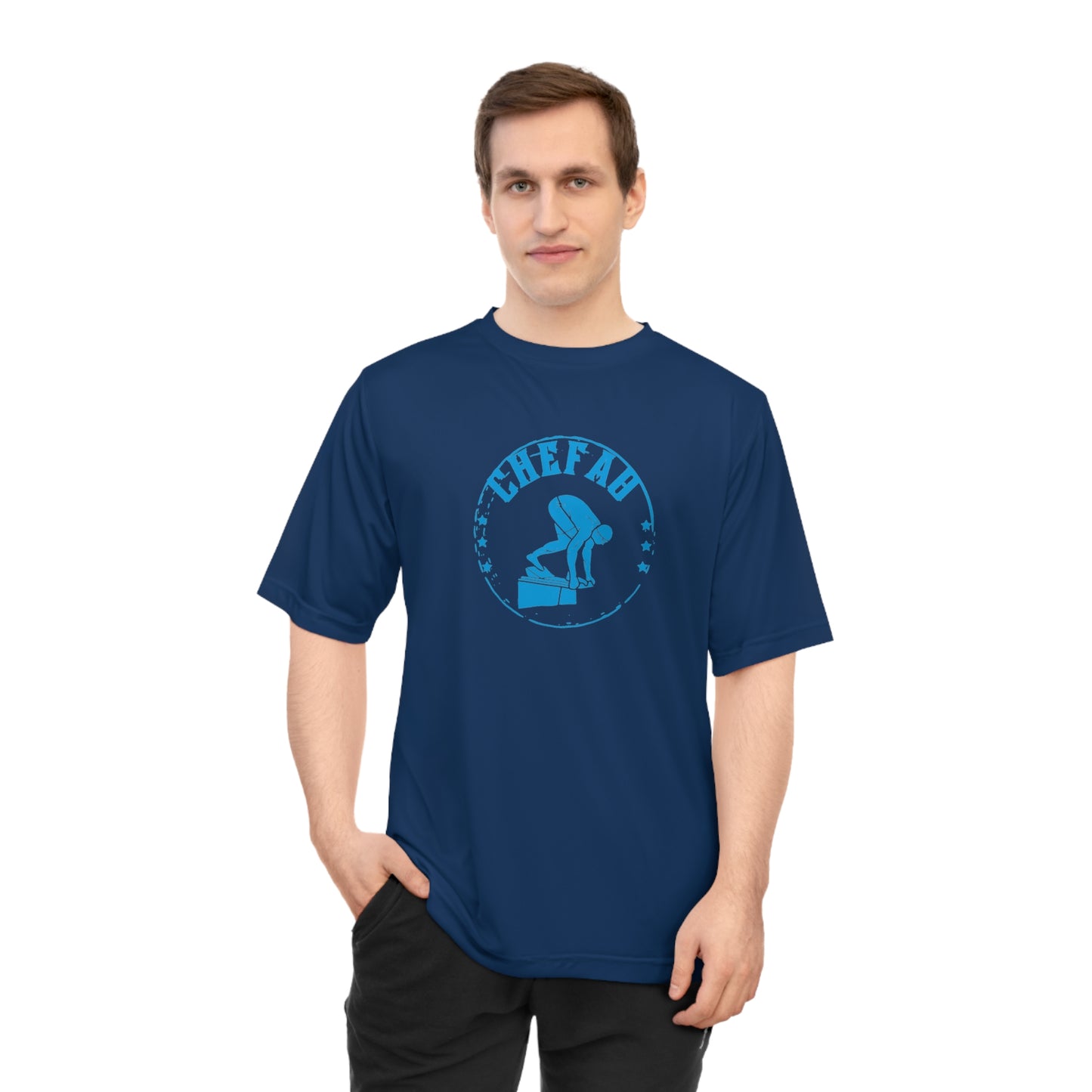 Chefao Swimmer I, Unisex Zone Performance T-shirt