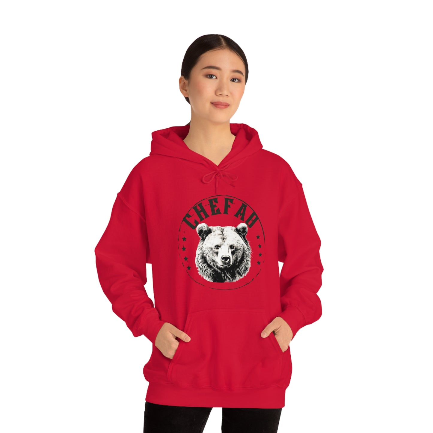 Chefao Bear I, Unisex Heavy Blend Hooded Sweatshirt