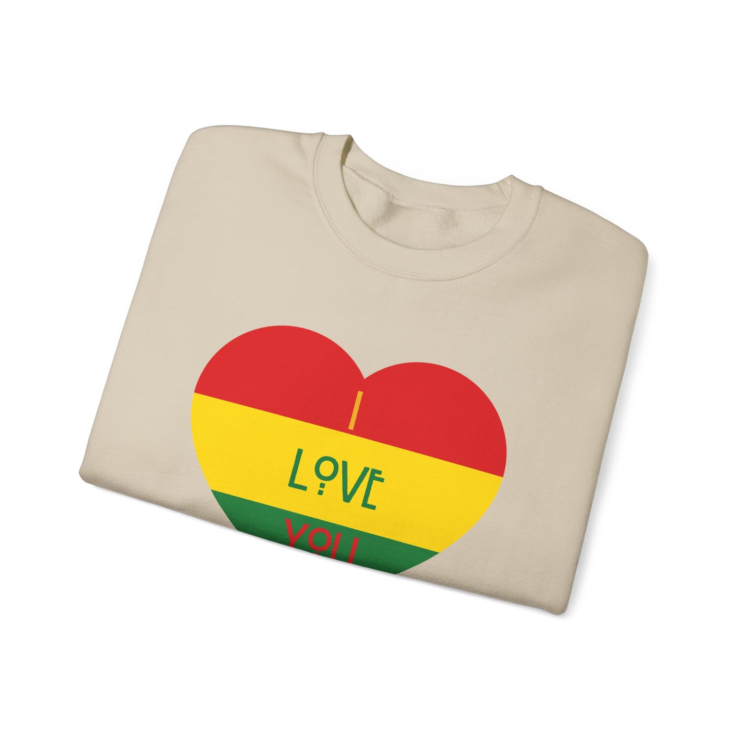 Chefao I Love You I, Unisex Heavy Blend™ Crewneck Sweatshirt