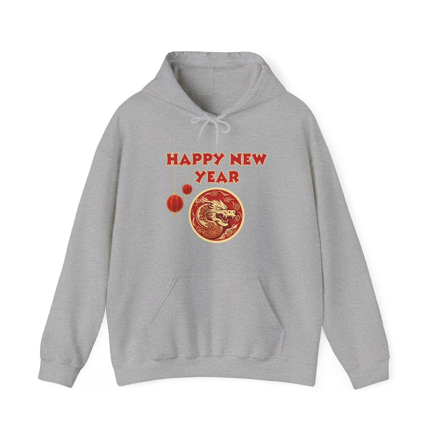 Year of the Dragon 2024, Unisex Heavy Blend Hooded Sweatshirt