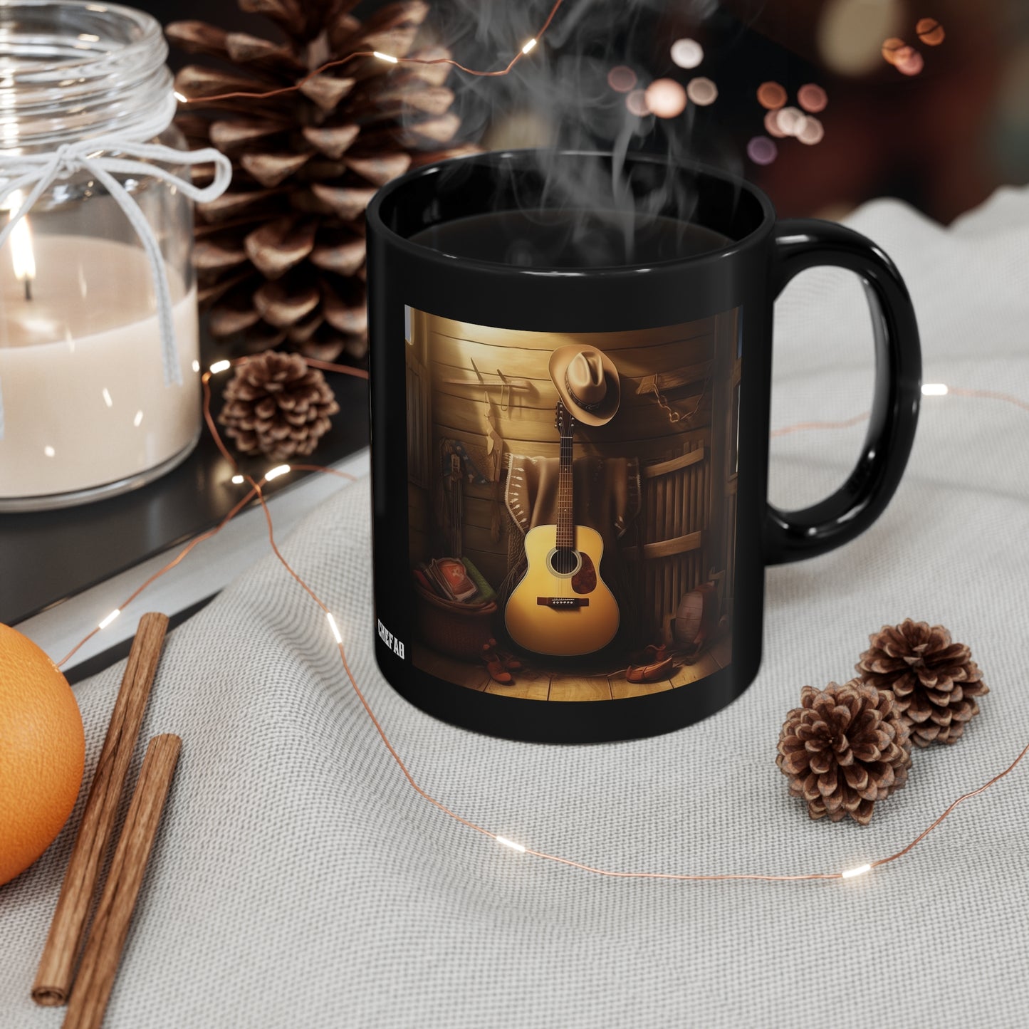 Good Ol' Country, 11oz Black Coffee Mug