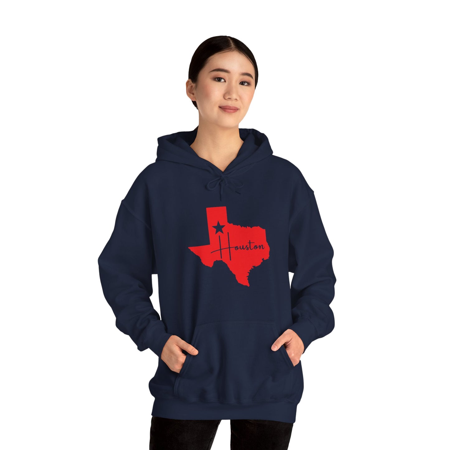 Chefao Houston, Texas I, Unisex Heavy Blend Hooded Sweatshirt