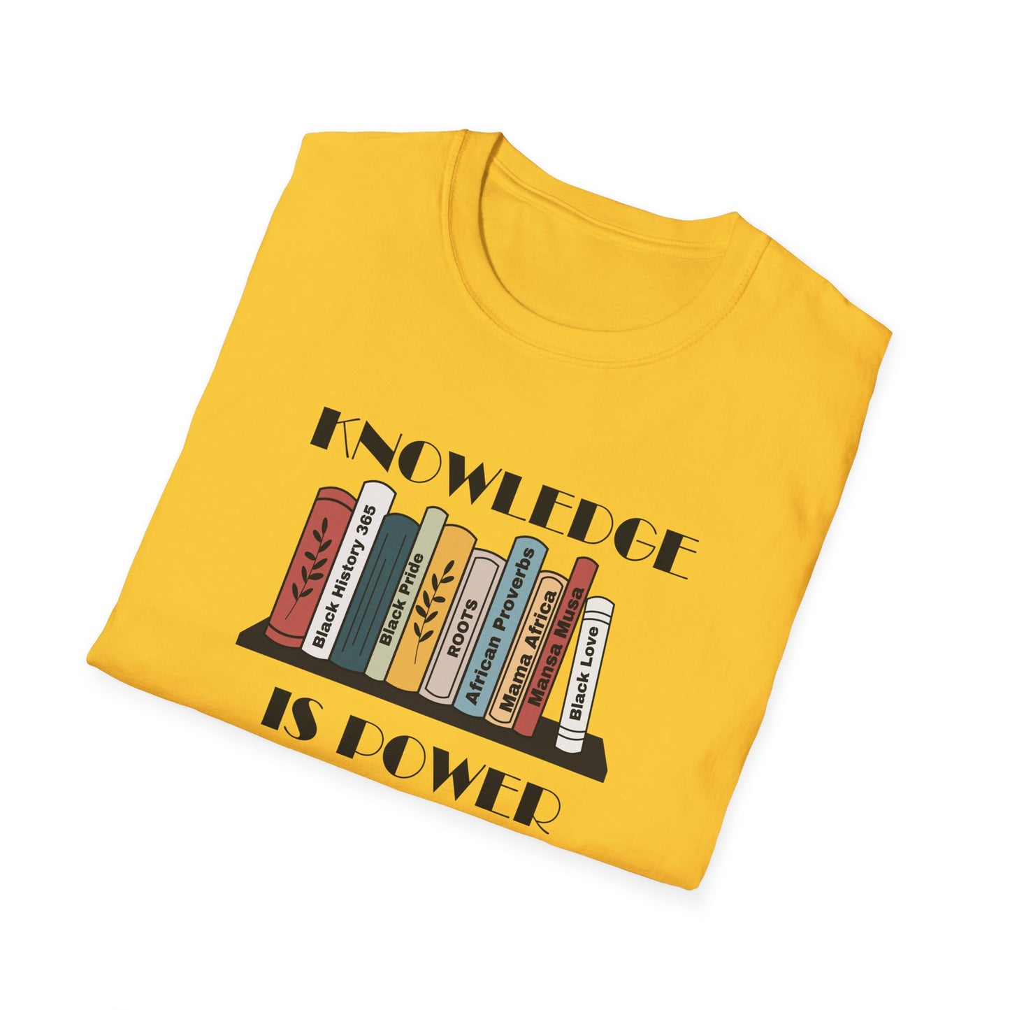 Chefao Knowledge is Power I, Unisex Softstyle T-Shirt