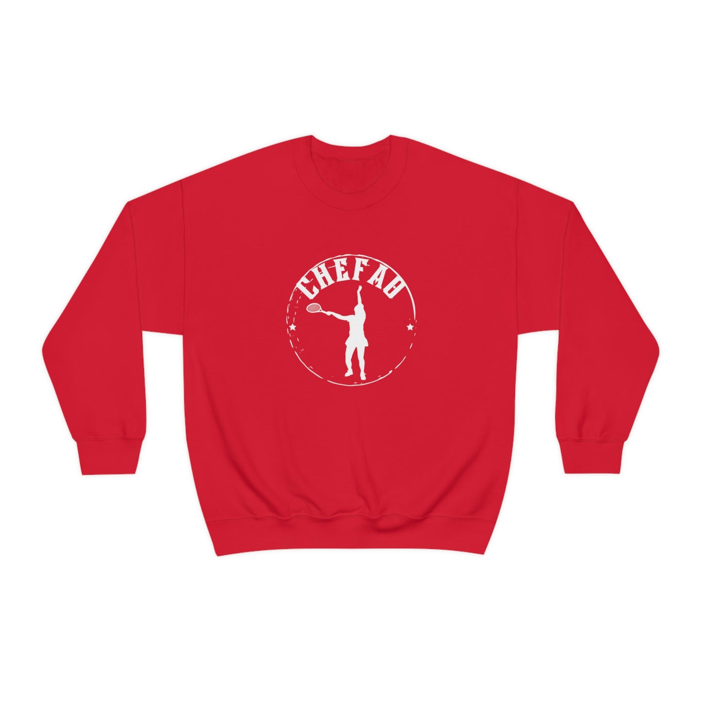 Chefao Tennis I, Unisex Heavy Blend Crewneck Sweatshirt