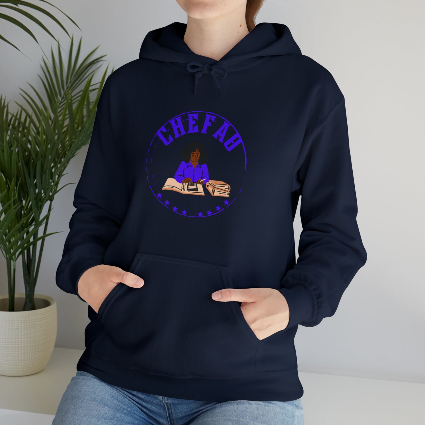 Chefao Accounting III, Unisex Heavy Blend Hooded Sweatshirt