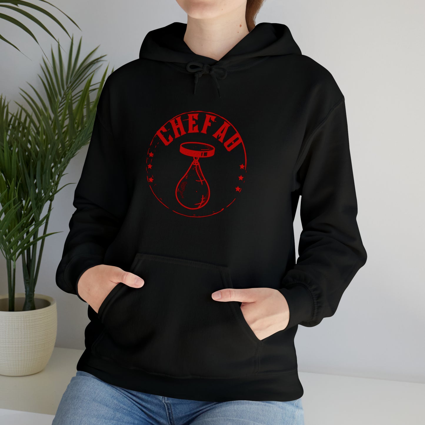 Chefao Boxing II, Unisex Heavy Blend Hooded Sweatshirt