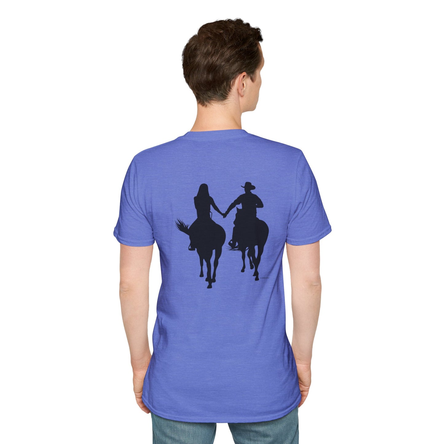 Chefao Cowboy and Cowgirl I, Unisex Softstyle T-Shirt