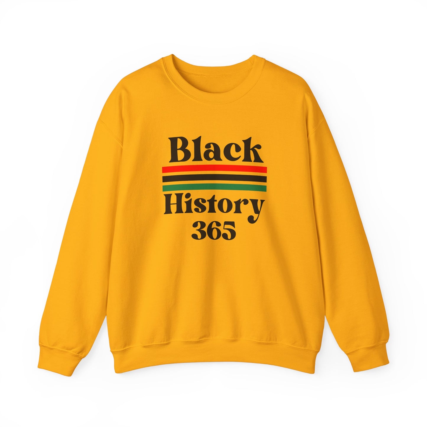 Chefao Black History 365, Unisex Heavy Blend™ Crewneck Sweatshirt