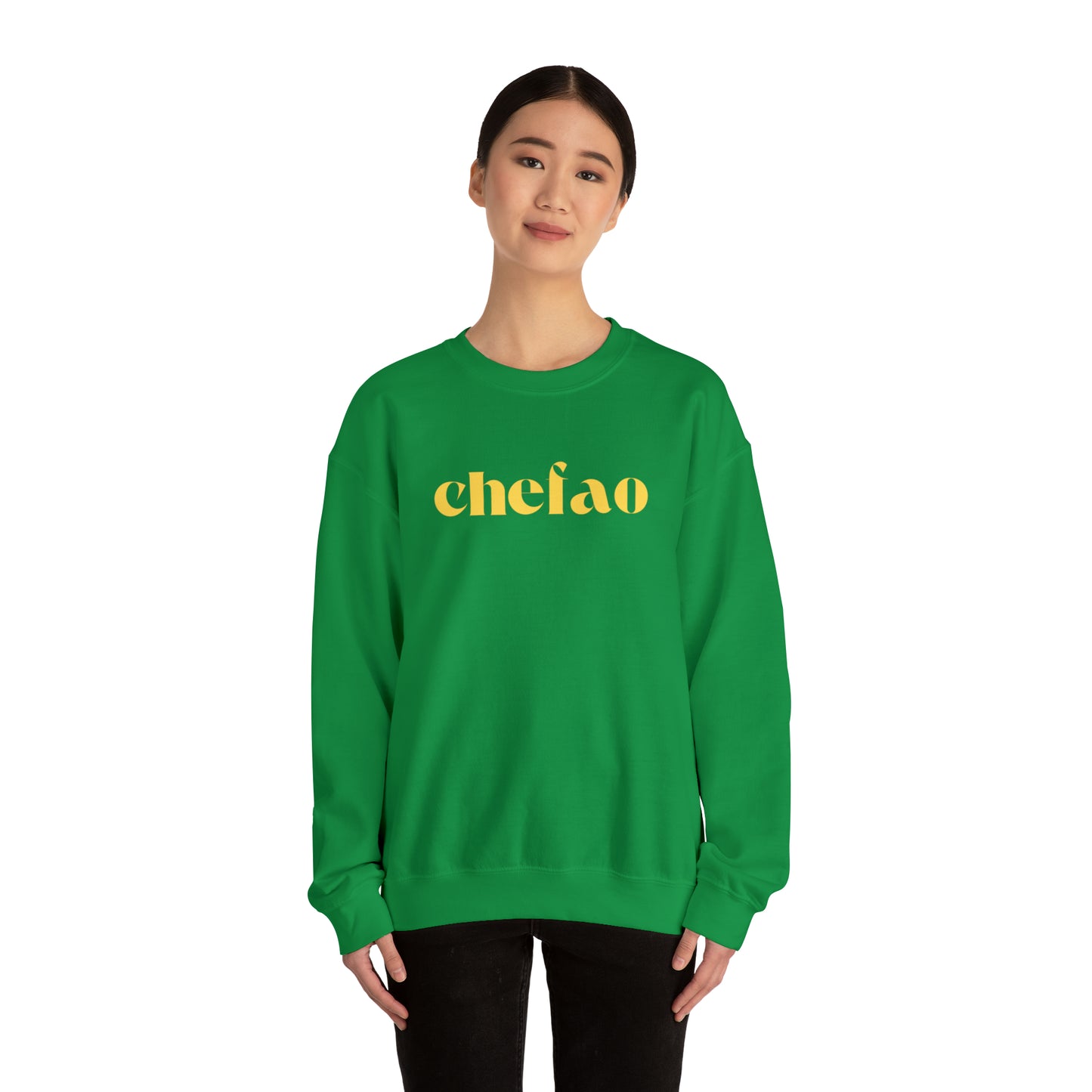 Chefao II, Unisex Heavy Blend Crewneck Sweatshirt