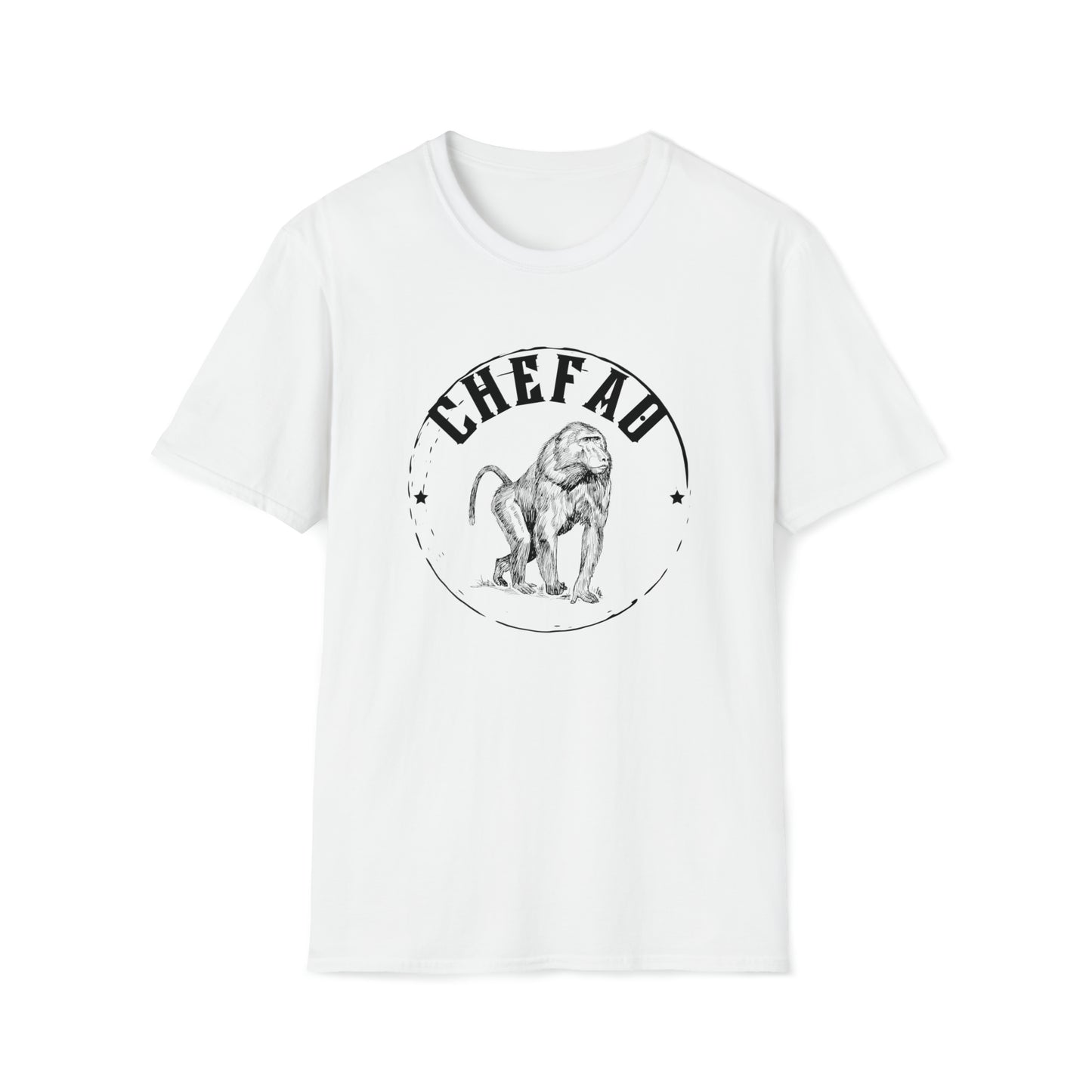 Chefao Baboon I, Unisex Softstyle T-Shirt