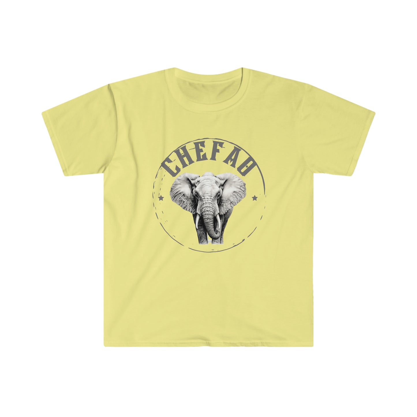 Chefao Elephant I, Unisex Softstyle T-Shirt