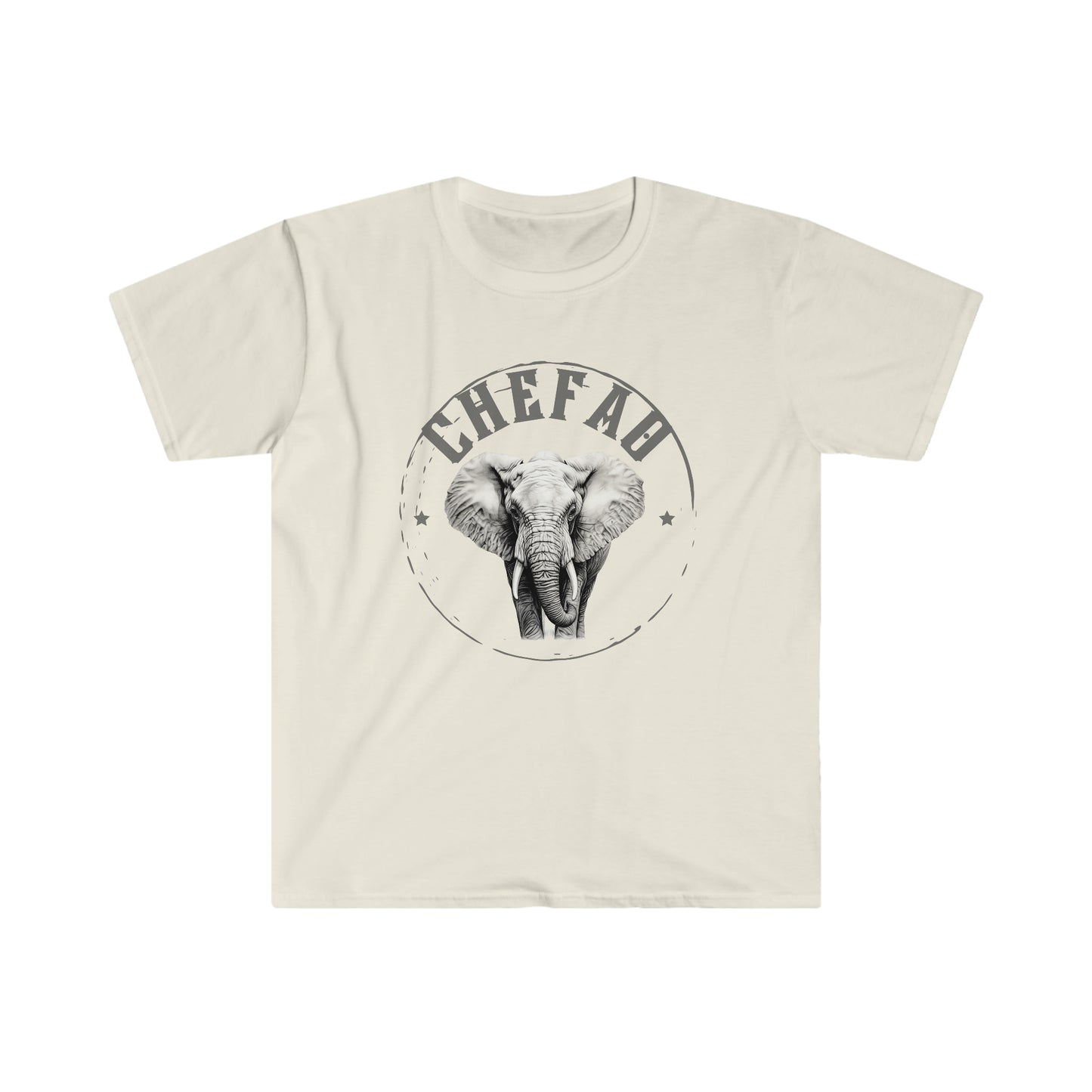 Chefao Elephant I, Unisex Softstyle T-Shirt