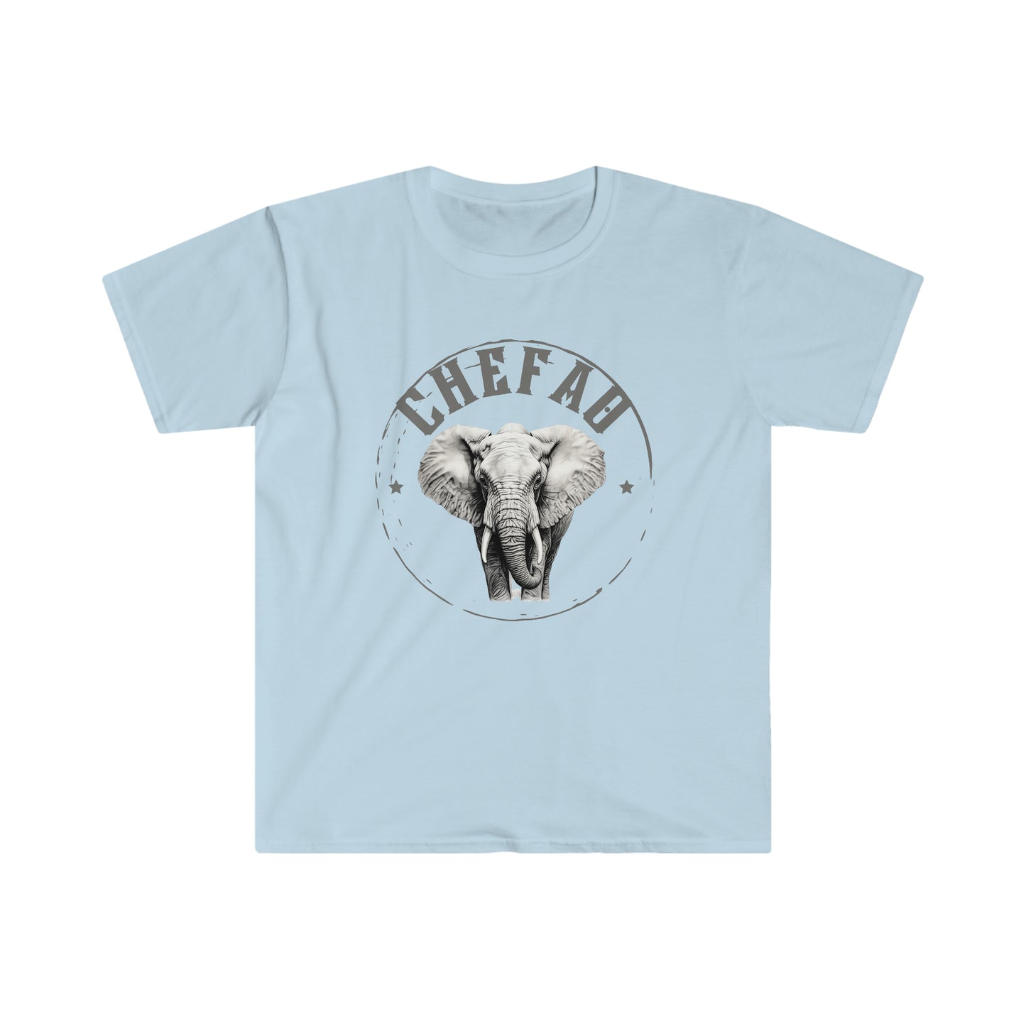 Chefao Elephant I, Unisex Softstyle T-Shirt