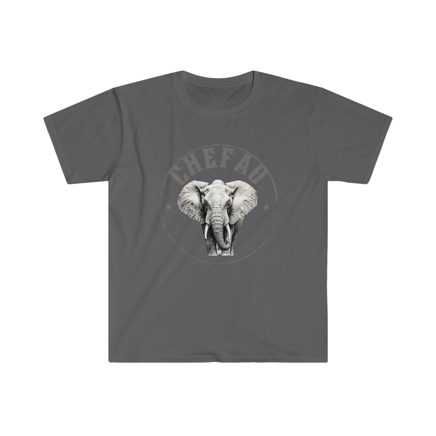 Chefao Elephant I, Unisex Softstyle T-Shirt