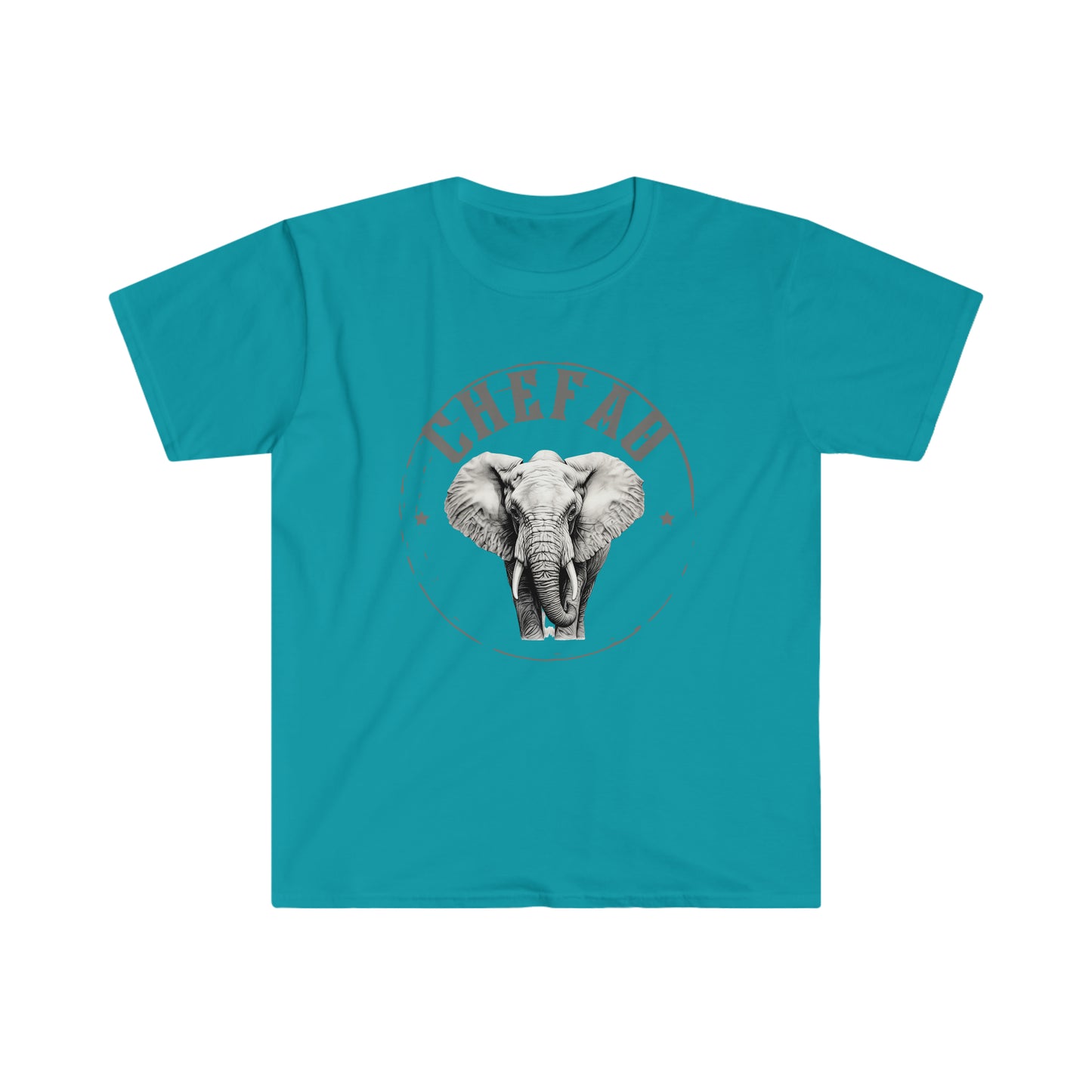 Chefao Elephant I, Unisex Softstyle T-Shirt