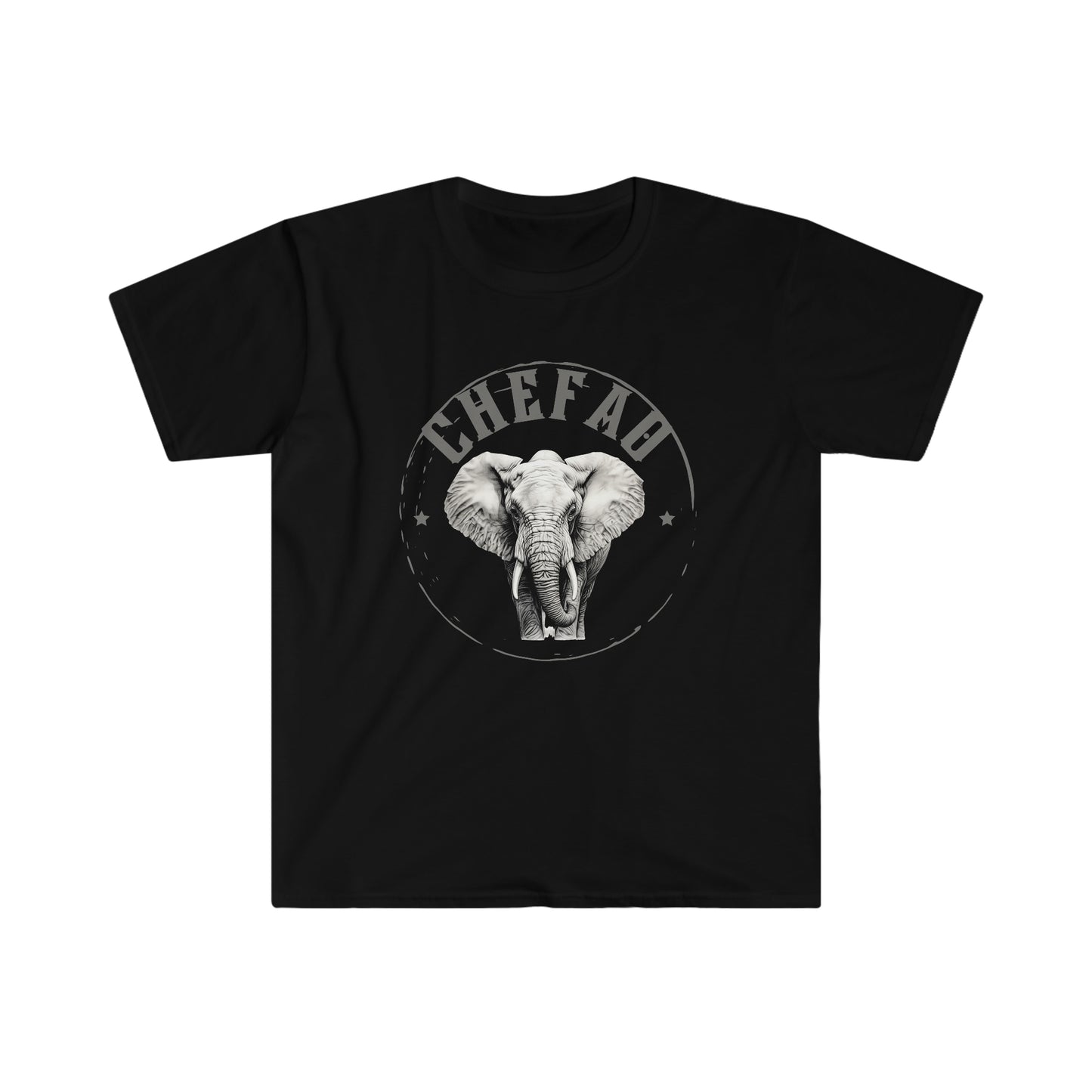 Chefao Elephant I, Unisex Softstyle T-Shirt