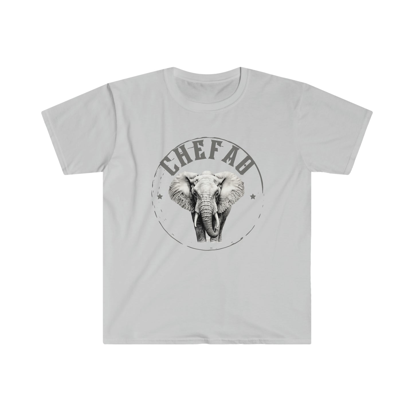 Chefao Elephant I, Unisex Softstyle T-Shirt