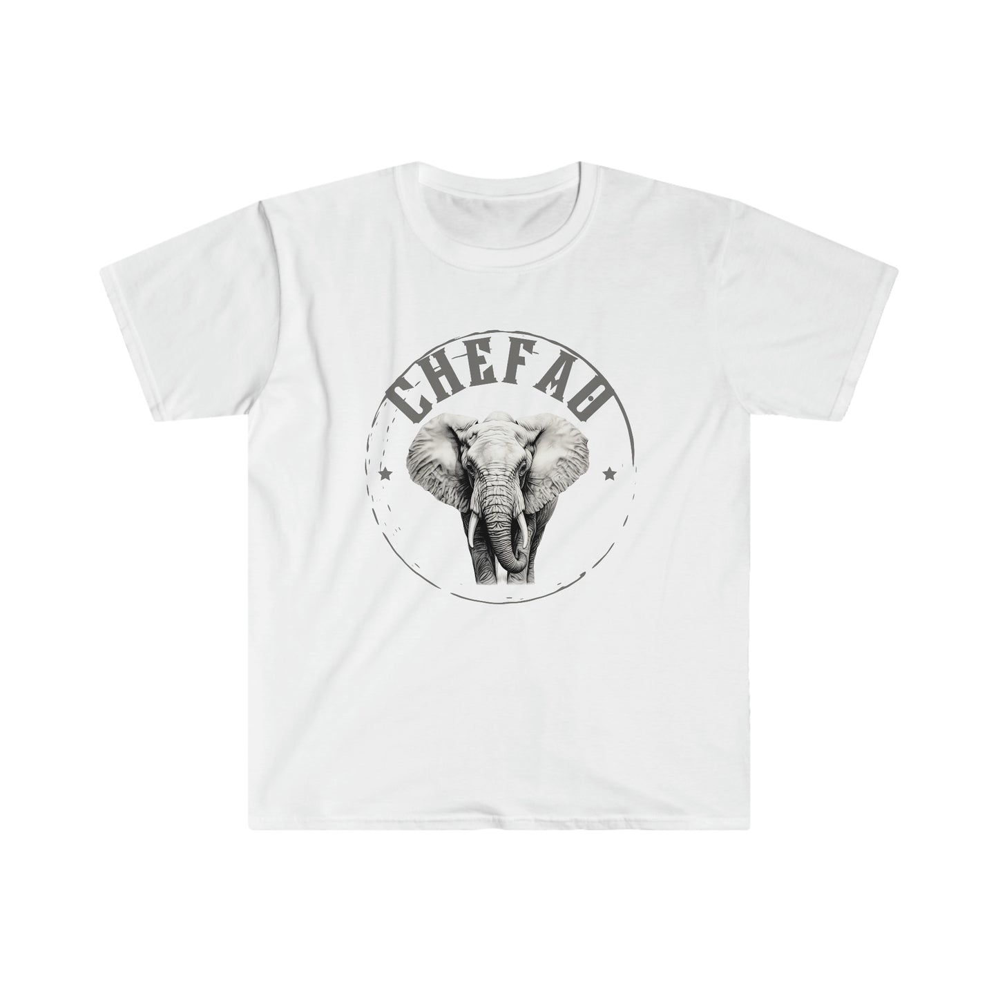 Chefao Elephant I, Unisex Softstyle T-Shirt
