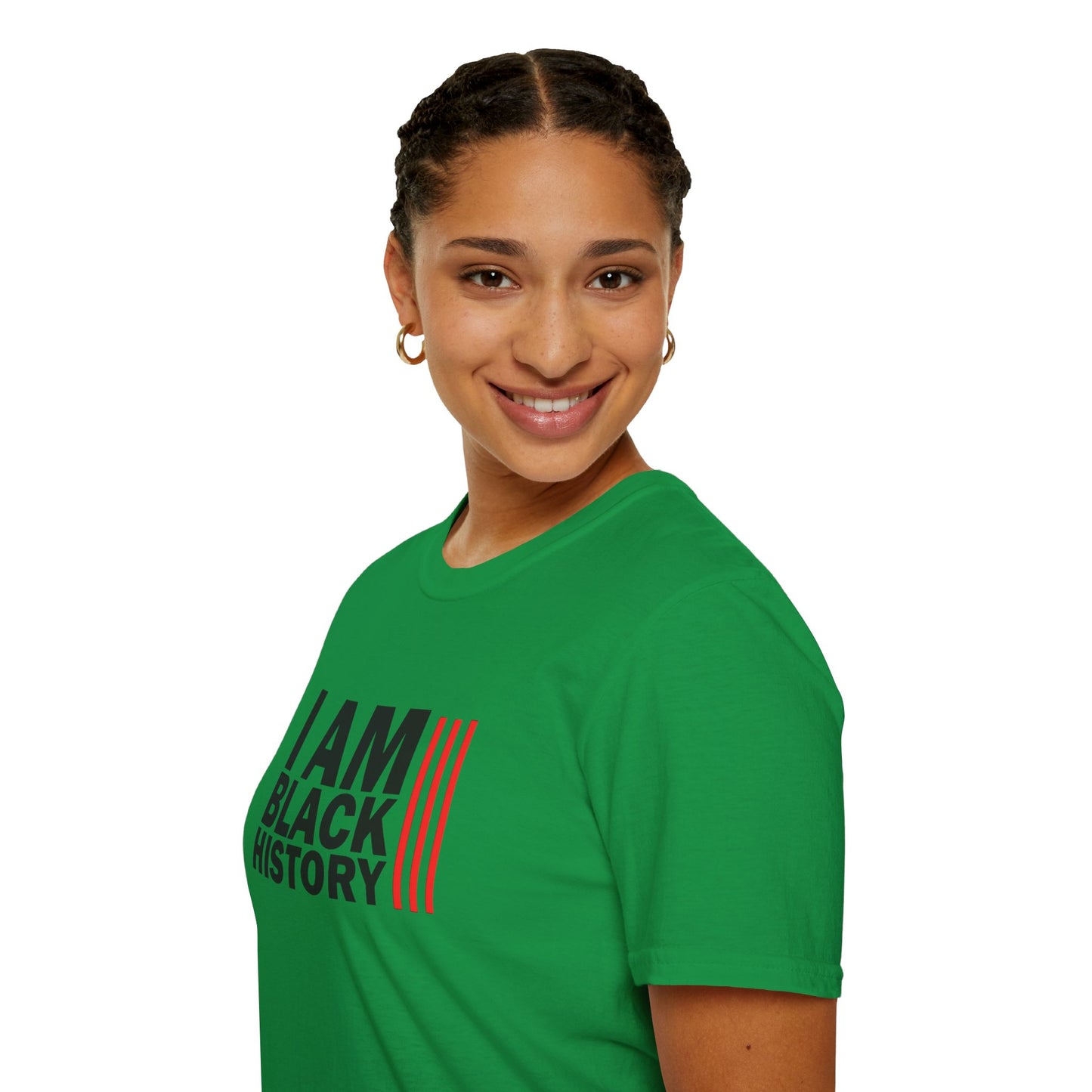 Chefao I Am Black History I, Unisex Softstyle T-Shirt