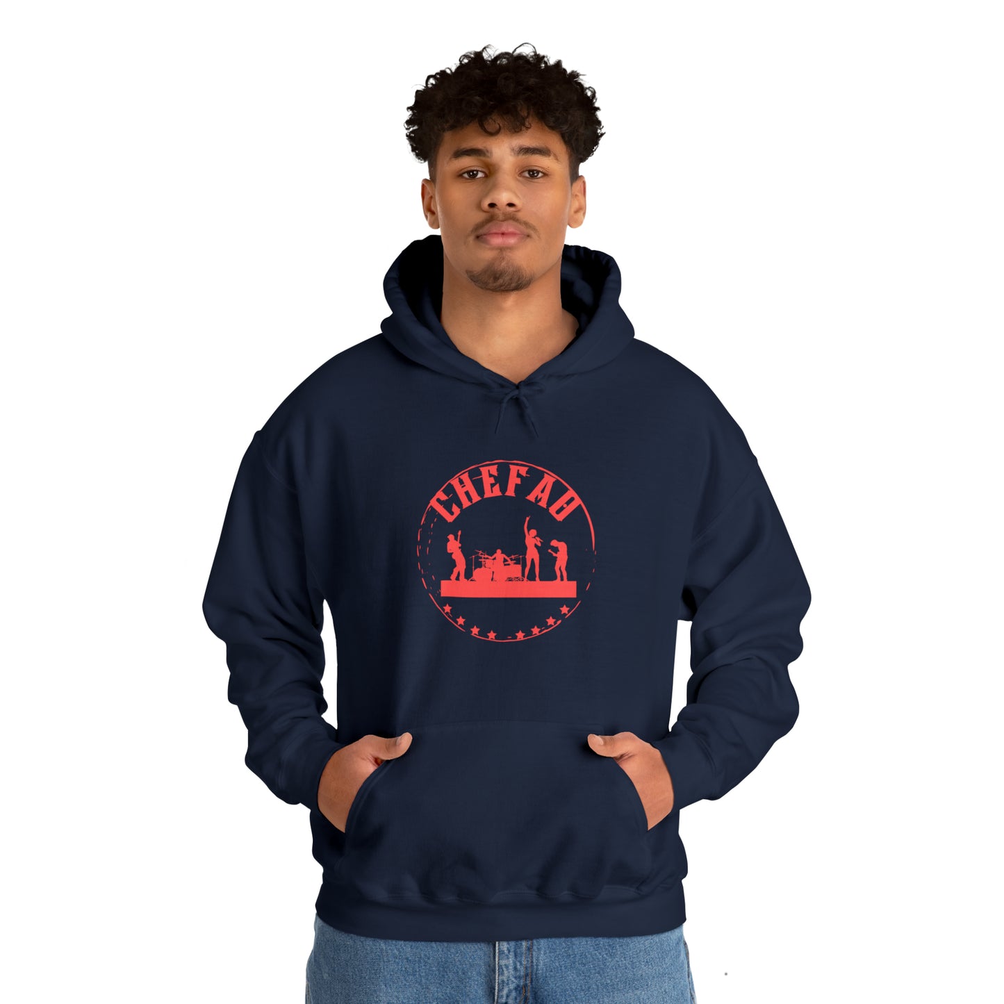 Chefao Band I, Unisex Heavy Blend Hooded Sweatshirt