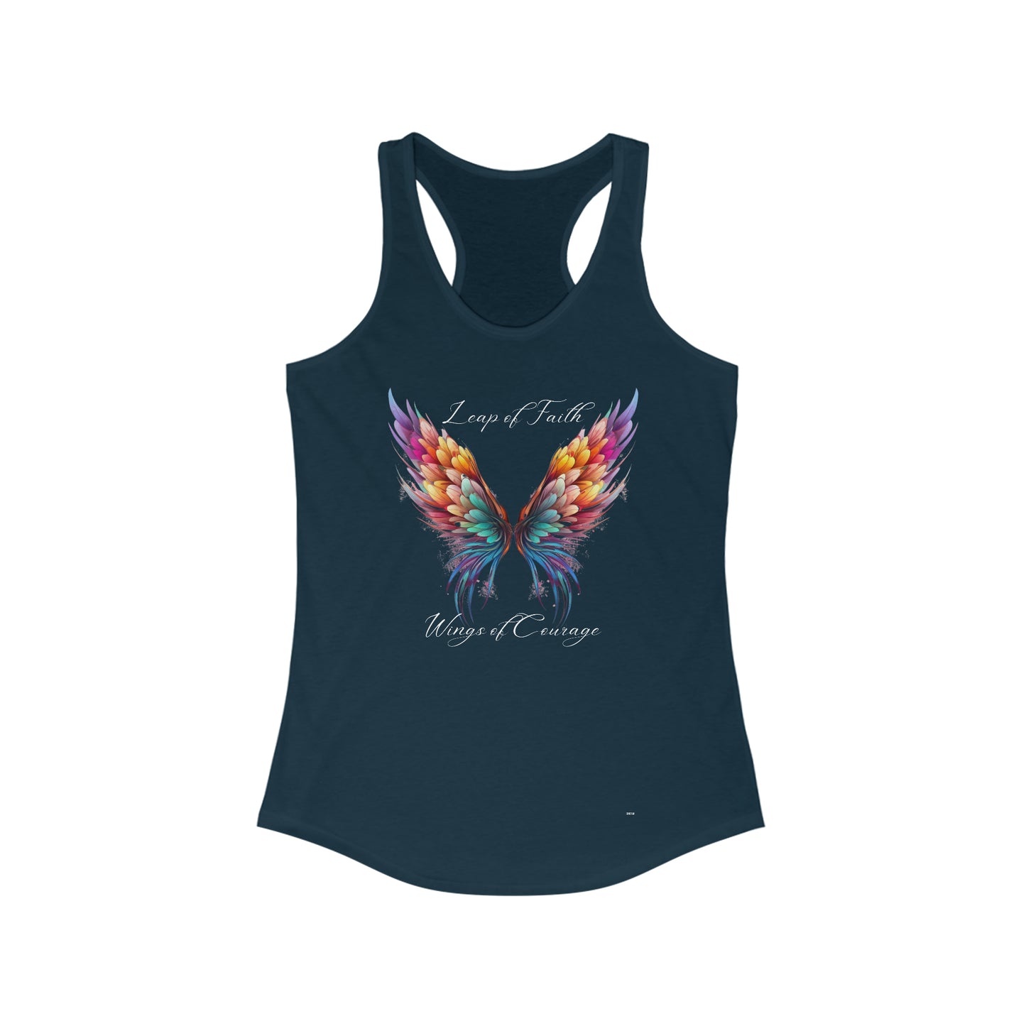 Leap of Faith, Wings of Courage, Women's Racerback Tank