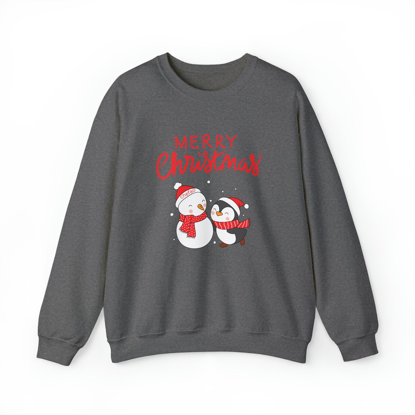 Merry Christmas I, Unisex Heavy Blend Crewneck Sweatshirt