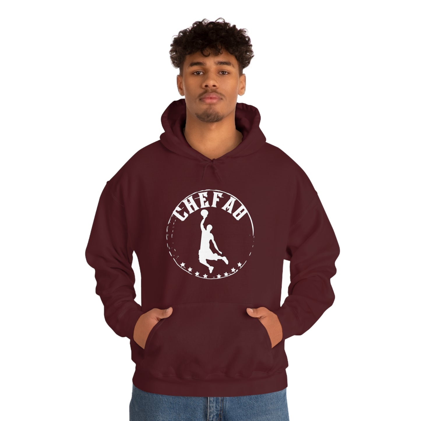Chefao Basketball V Unisex Heavy Blend Hooded Sweatshirt