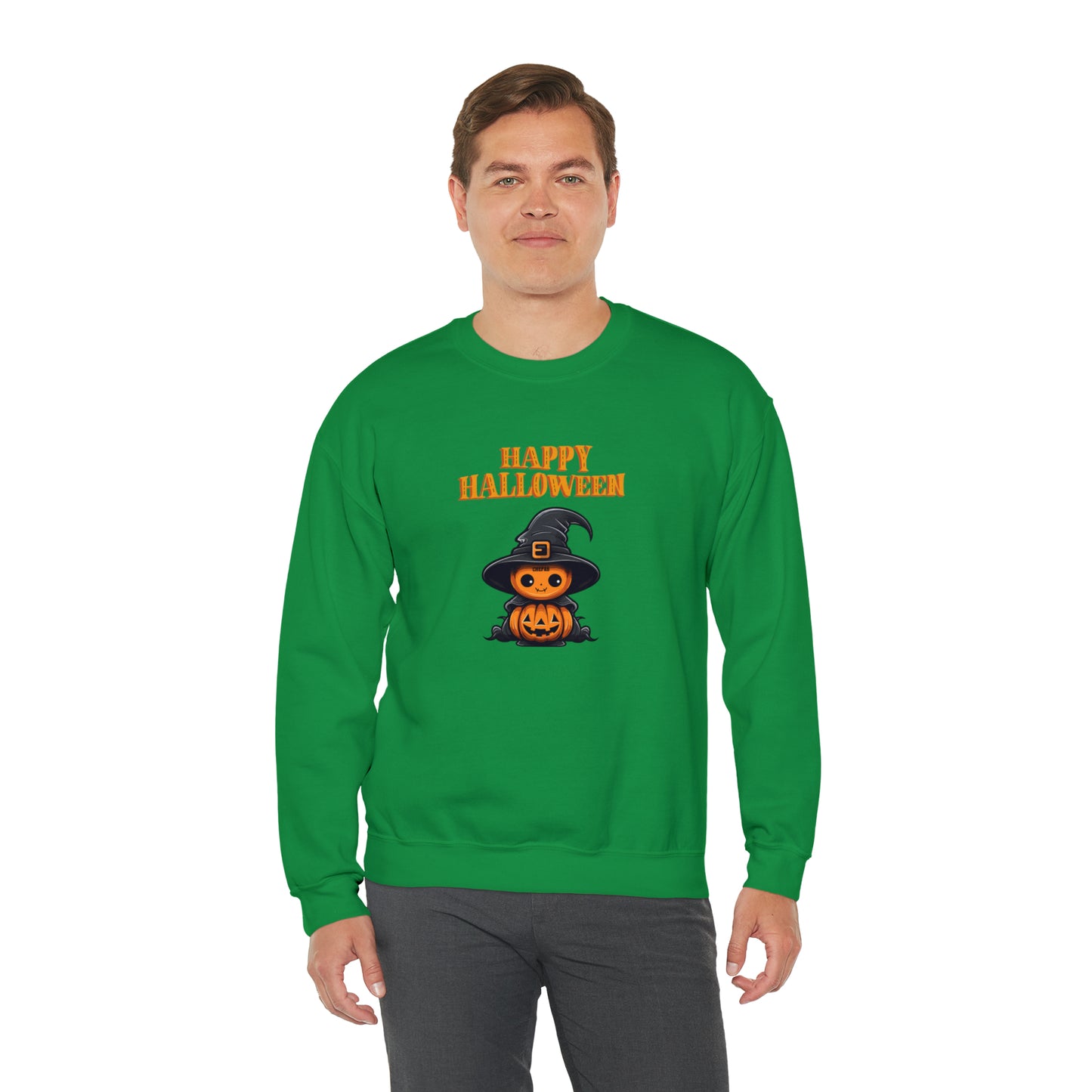 Happy Halloween, Unisex Heavy Blend Crewneck Sweatshirt