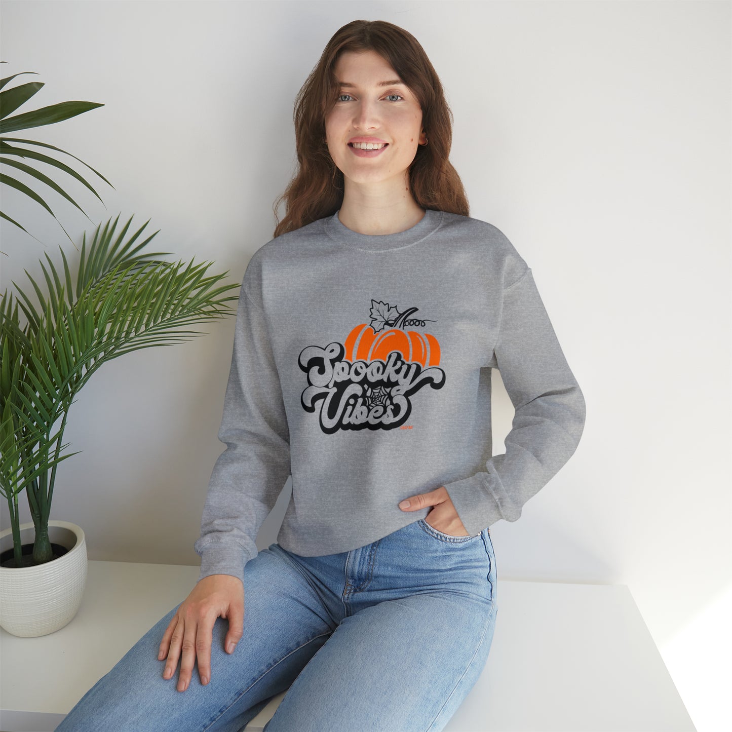 Spooky Vibes, Unisex Heavy Blend Crewneck Sweatshirt