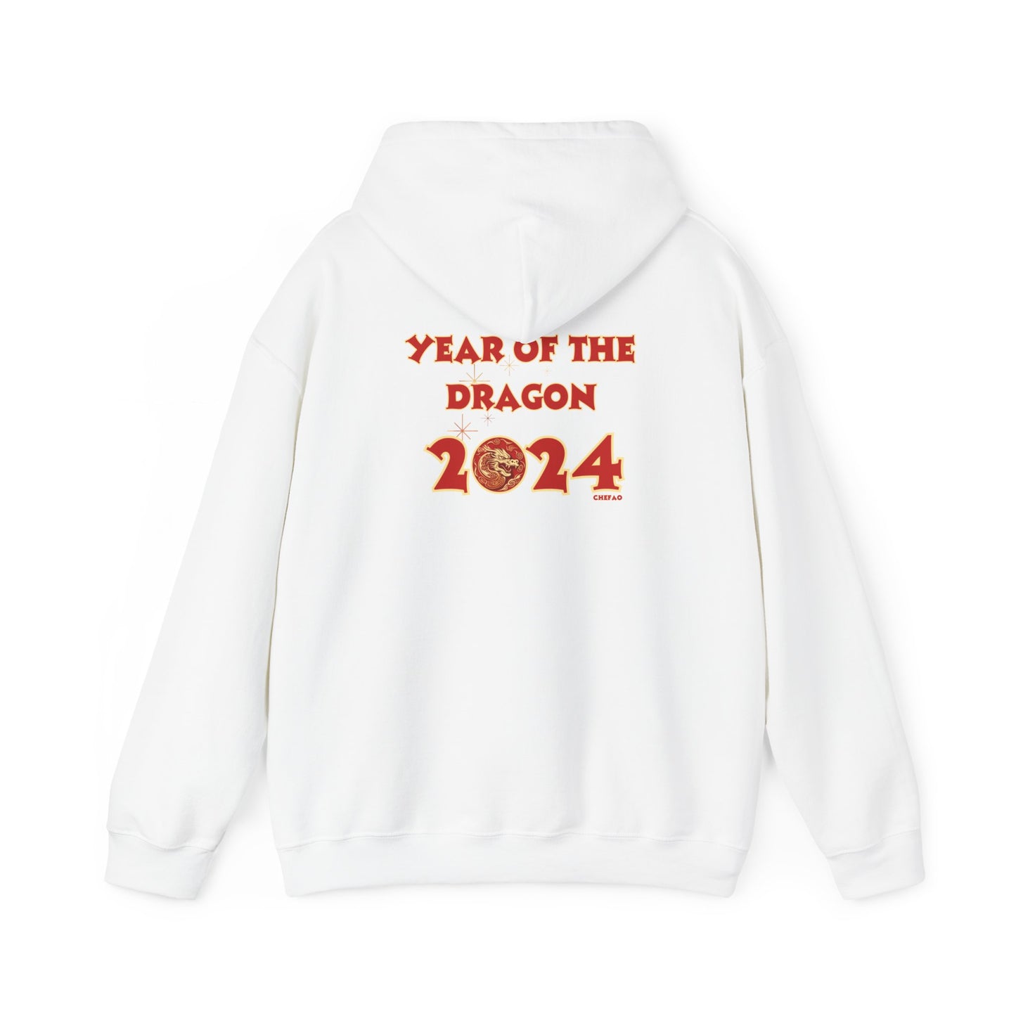 Year of the Dragon 2024, Unisex Heavy Blend Hooded Sweatshirt
