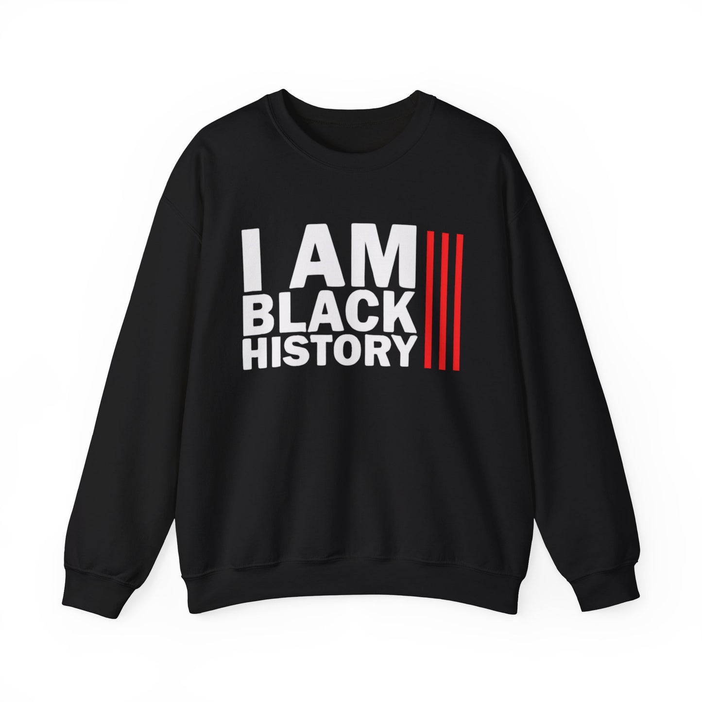 Chefao I Am Black History I, Unisex Heavy Blend™ Crewneck Sweatshirt