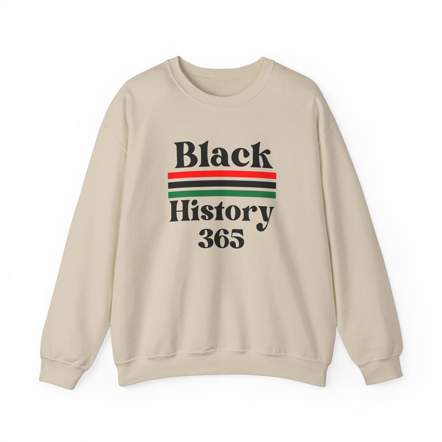 Chefao Black History 365, Unisex Heavy Blend™ Crewneck Sweatshirt