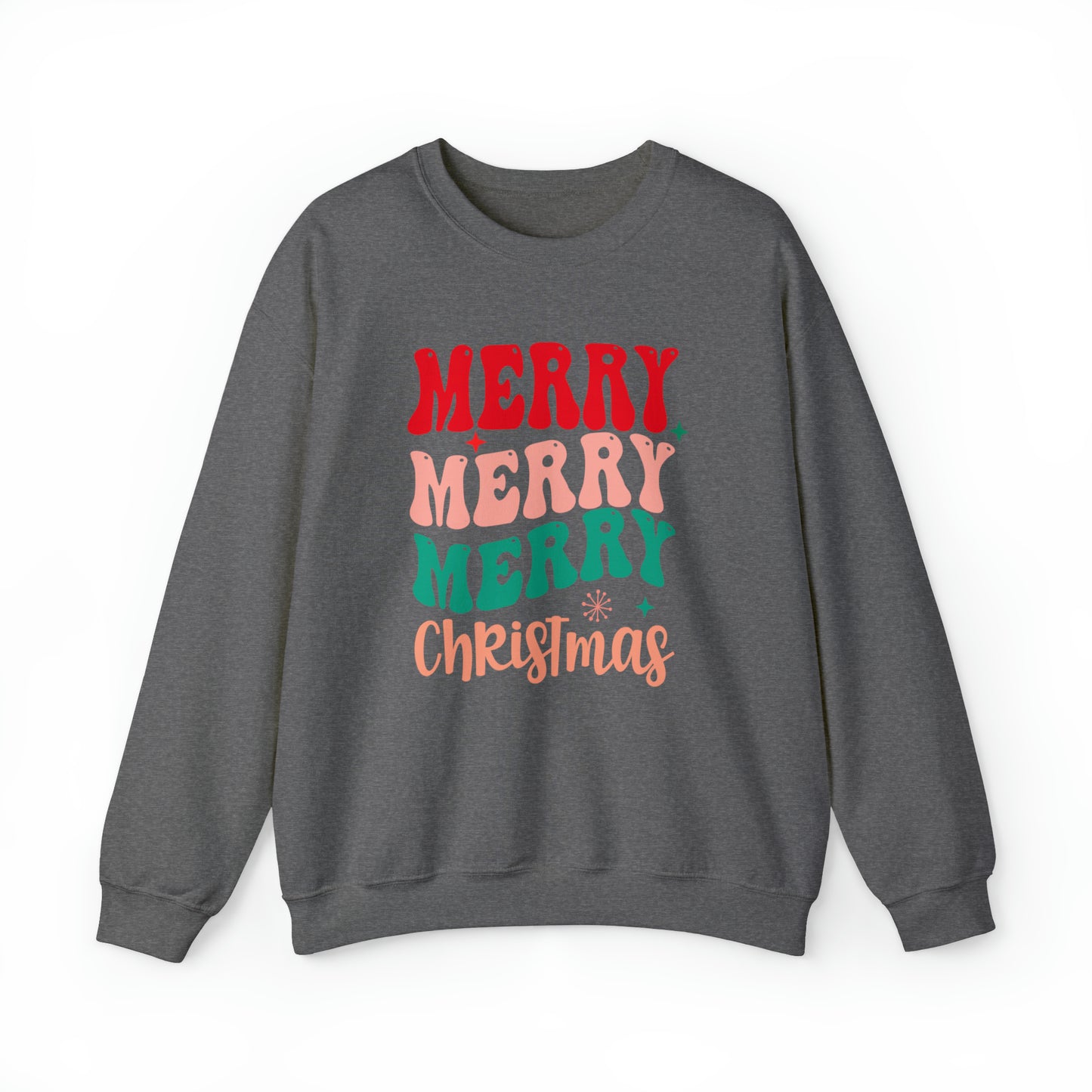 Merry Christmas II, Unisex Heavy Blend Crewneck Sweatshirt