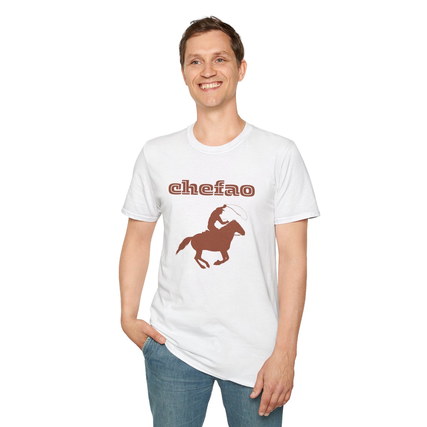 Chefao Cowboy III, Unisex Softstyle T-Shirt