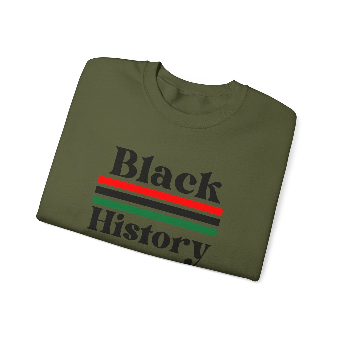 Chefao Black History 365, Unisex Heavy Blend™ Crewneck Sweatshirt