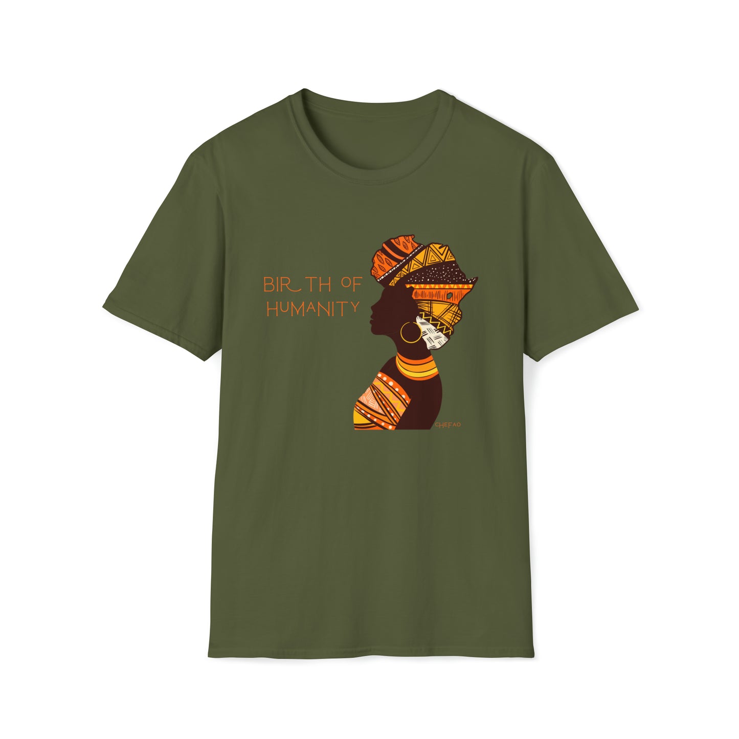 Birth of Humanity™ I, Unisex Softstyle T-Shirt