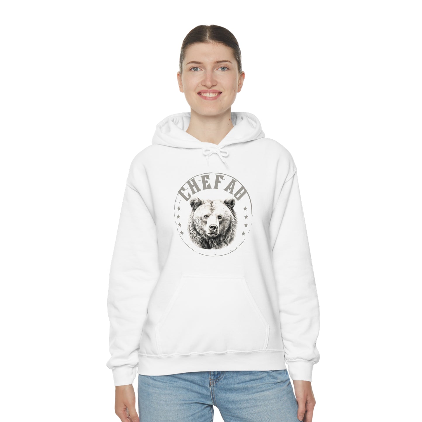 Chefao Bear I, Unisex Heavy Blend Hooded Sweatshirt
