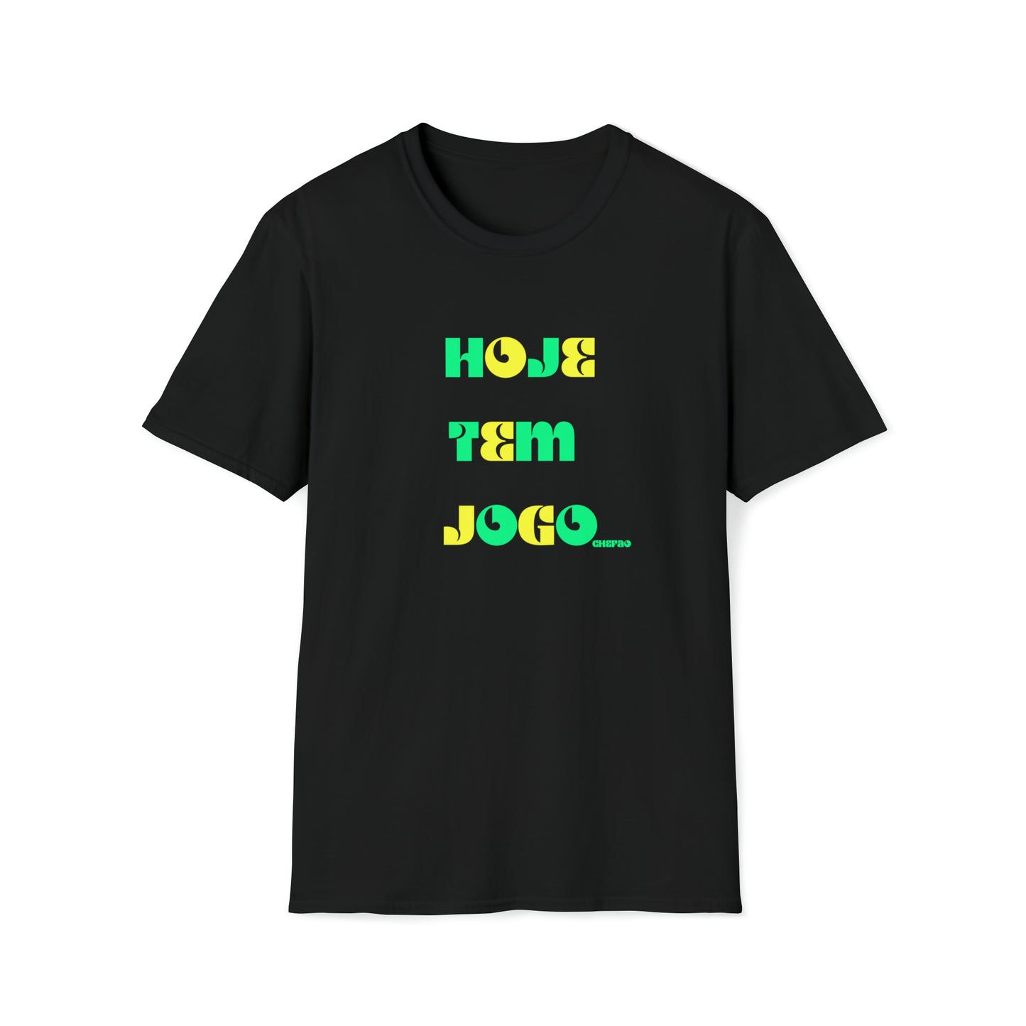 Hoje Tem Jogo I, Unisex Softstyle T-Shirt